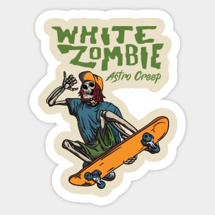 White Zombie Black Sunshine Sticker